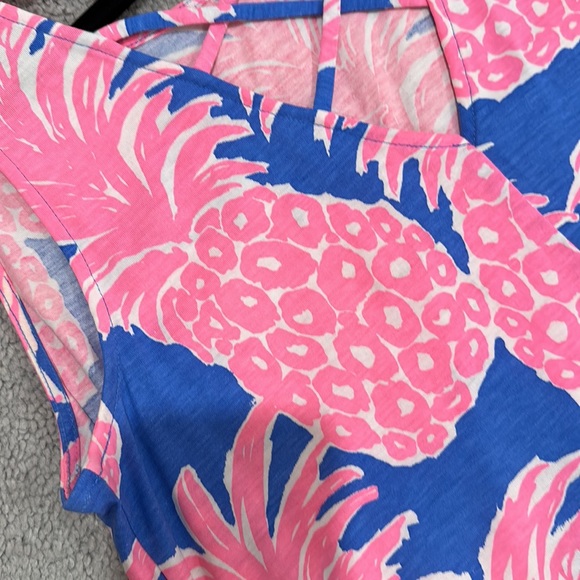 Lilly Pulitzer Kristen Swing Dress in Blue Heaven Little Flamenco in Sz Small - Picture 8 of 9